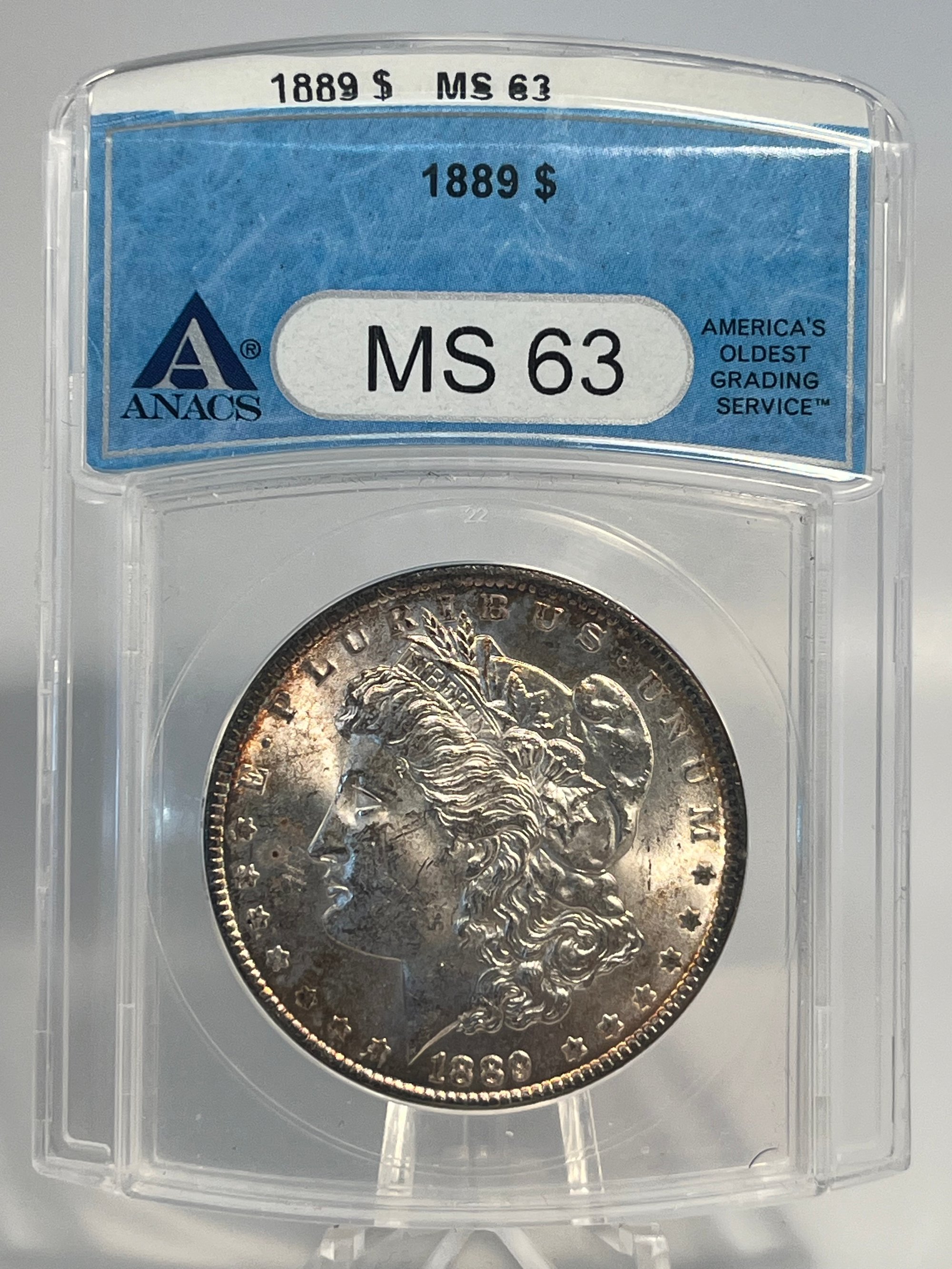 1889 Morgan Dollar MS63 ANACS | Old Fort Coin Exchange